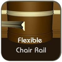 Choose Flexible Chair Rail Molding for Curved Walls