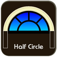 Half Circle Flexible Molding