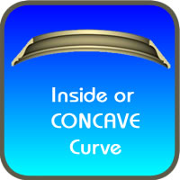 Flexible Crown Concave Curve